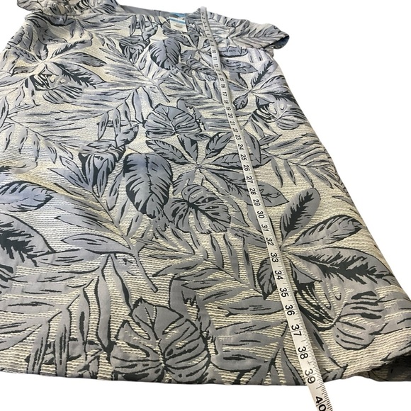 J.McLaughlin Francine Indigo Leaflet Jacquard Shift Dress L NWT - Picture 8 of 9